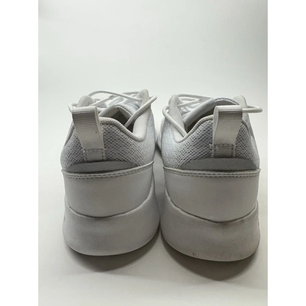 Adidas Cloud foam QT Racer 2.0 White Silver Metallic Women's 9 FY8313 Sporty